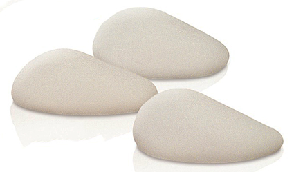 ซิลิโคนทรงหยดน้ำ ผิวหยาบ silicone breast Tear drop Implant